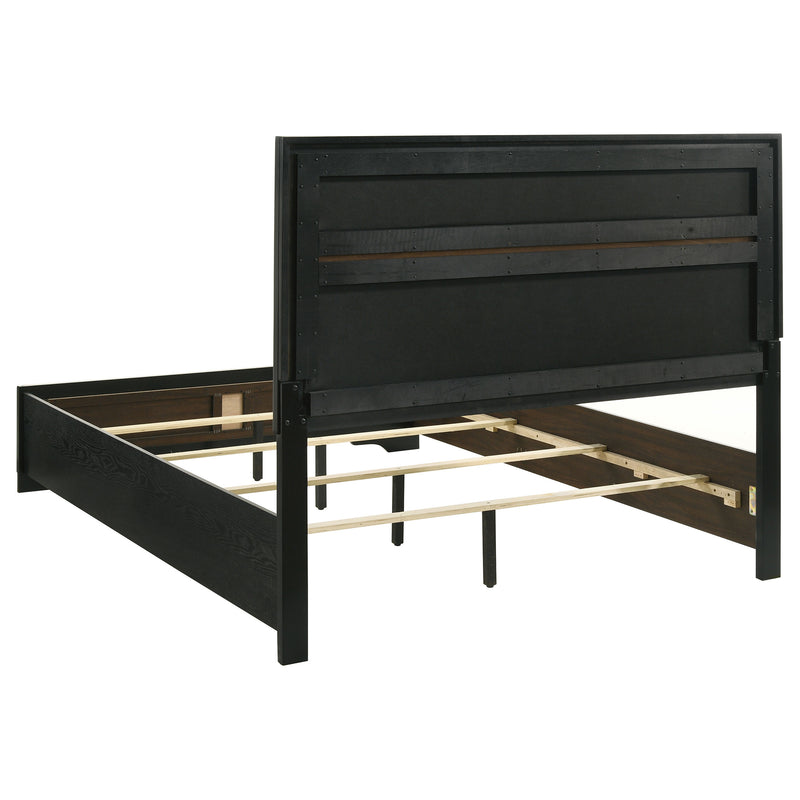 Miranda California King, E.King, Queen, Full, & Twin Bed Black & White