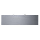Marisol 65 Inch 3 Door Accent TV Stand in Weathered Honey and Soft Wash Gray