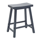 Creations 24 Inch Sawhorse Counter Stool- Navy image