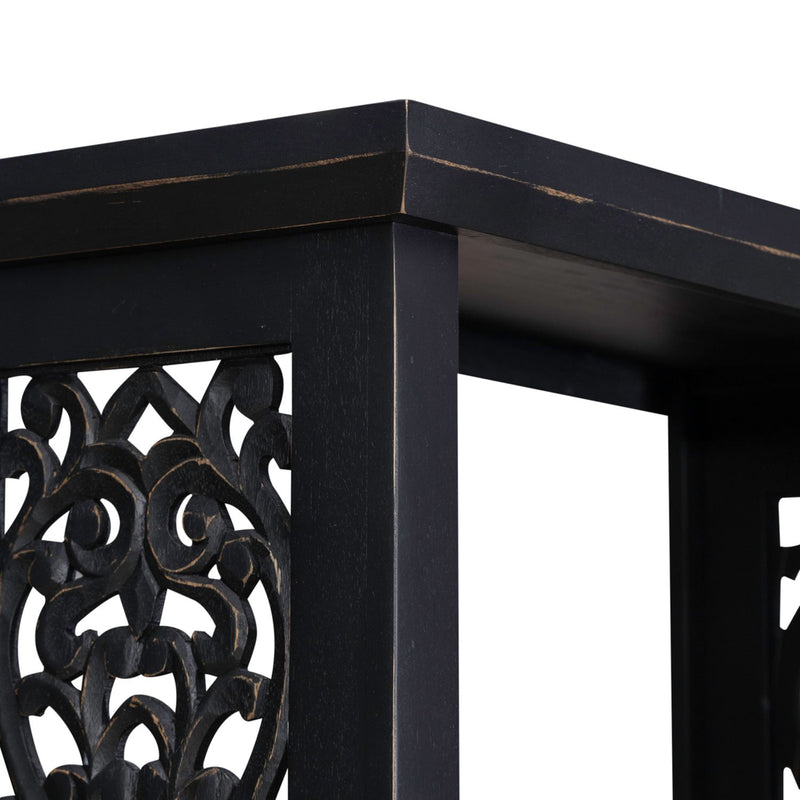 Liberty Furniture Trellis Lane Accent Bookcase in Black EST SHIP TIME APPX 4 WEEKS