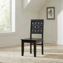 Trellis Lane Accent Chair in Black EST SHIP TIME APPX 4 WEEKS image