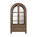 Americana Farmhouse Arched Display Cabinet image