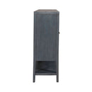 Liberty Furniture Circle View Four Door Accent Cabinet in Blue Dusk EST SHIP TIME APPX 4 WEEKS