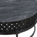Stella Accent Cocktail Table in Chalkboard Black EST SHIP TIME APPX 4 WEEKS