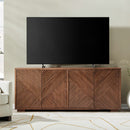 Easton 82 Inch TV Console in Coffee Bean image