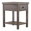 Modern Farmhouse Drawer Chair Side Table image