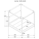 Solano Canopy Panel Platform Bed