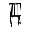 Liberty Furniture Capeside Cottage Spindle Back Side Chair (Set of 2) in Royal Black