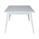 Capeside Cottage Rectangular Leg Table in Royal Black