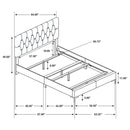 Kendall Panel Bed Black