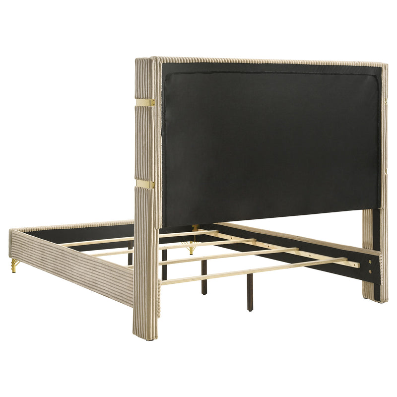 Lucia 4 & 5 Piece Bedroom Set King & Queen Beige & Grey