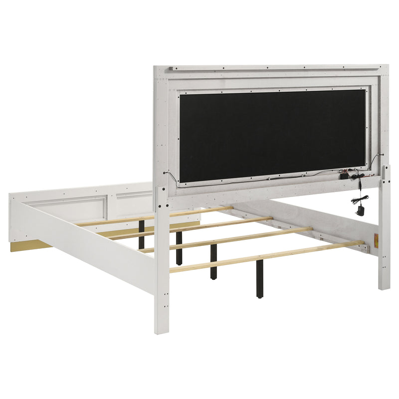 Caraway 4 Pc & Pc E.King, Cal.King, & Queen Bedroom Set Black & White