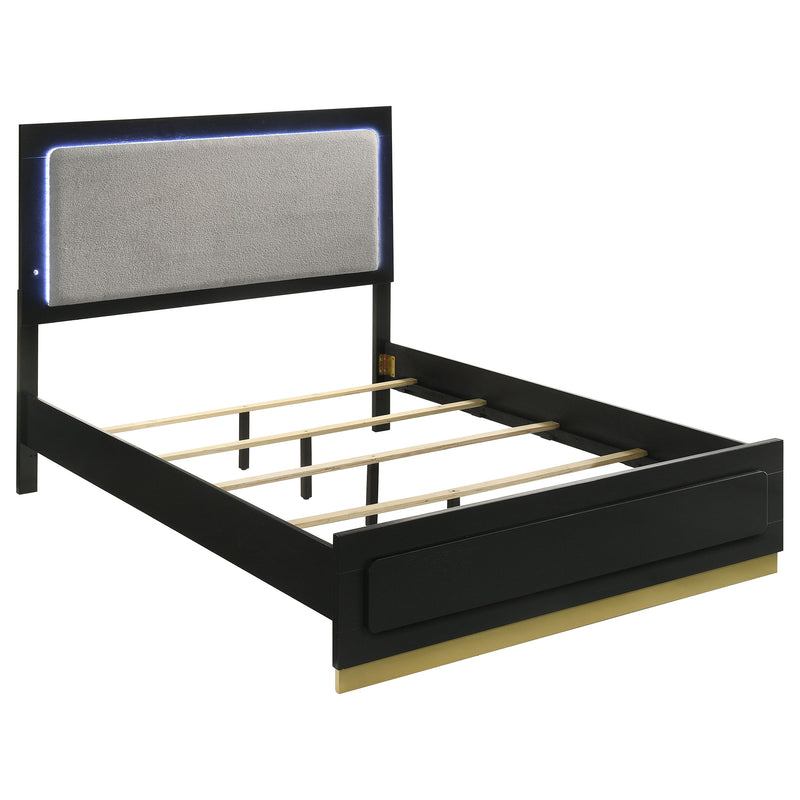 Caraway 4 Pc & Pc E.King, Cal.King, & Queen Bedroom Set Black & White