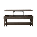 Arrowcreek Lift Top Cocktail Table in Weathered Stone