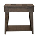Liberty Furniture Arrowcreek End Table in Weathered Stone image