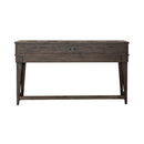 Liberty Furniture Arrowcreek Console Bar Table in Weathered Stone image