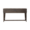 Arrowcreek Console Bar Table in Weathered Stone