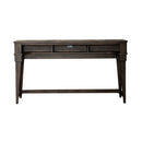 Arrowcreek Console Bar Table in Weathered Stone