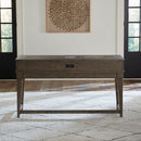 Arrowcreek Console Bar Table in Weathered Stone image