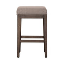 Liberty Furniture Arrowcreek Upholstered Console Stool in Weathered Stone image