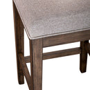Arrowcreek Upholstered Console Stool in Weathered Stone