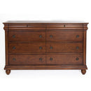 Rustic Traditions 8 Drawer Dresser in Rustic Cherry image