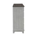 River Place 9 Drawer Dresser in Riverstone White and Tobacco