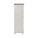 River Place 6 Drawer Chest in Riverstone White and Tobacco image