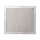 River Place Mirror in Riverstone White and Tobacco