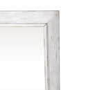 River Place Mirror in Riverstone White and Tobacco image