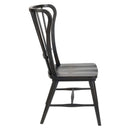 River Place Windsor Back Side Chair - Black (RTA)