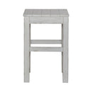 River Place Console Stool in Riverstone White & Tobacco