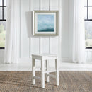 River Place Console Stool in Riverstone White & Tobacco image