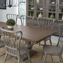 River Place 5 Piece Trestle Table Set