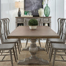 River Place 9 Piece Trestle Table Set
