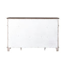 Liberty Furniture River Place Breakfront Server in Riverstone Gray & Tobacco