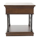 Tribeca End Table in Cordovian Brown image