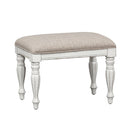 Liberty Magnolia Manor Accent Bench in Antique White image