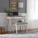 Magnolia Manor Accent Bench in Antique White