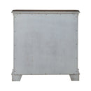 Liberty Furniture Magnolia Manor Accent Cabinet in Antique White & Weathered Bark EST SHIP TIME APPX 4 WEEKS
