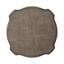 Magnolia Manor Round Accent Table in Antique White Base w/ Weathered Bark Tops image