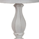 Magnolia Manor Round Accent Table in Antique White Base w/ Weathered Bark Tops image