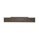 Magnolia Manor 72 Inch Hall Console Table in Antique White Base w/ Weathered Bark Tops image