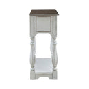 Liberty Furniture Magnolia Manor Hall Console in Antique White & Weathered Bark EST SHIP TIME APPX 4 WEEKS