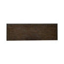 Magnolia Manor Hall Console in Antique White & Weathered Bark EST SHIP TIME APPX 4 WEEKS