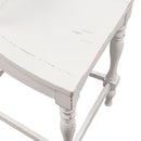 Liberty Furniture Magnolia Manor Spindle Back Counter Chair in Antique White