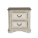 Magnolia Manor King California Upholstered Bed, Dresser & Mirror, Chest, Night Stand
