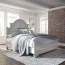Liberty Magnolia Manor Queen Panel Bed in Antique White 244-BR-QPB image