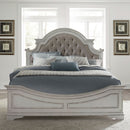 Magnolia Manor Queen Uph Bed, Dresser & Mirror, Night Stand