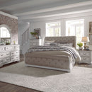 Magnolia Manor Queen Uph Sleigh Bed, Dresser & Mirror, Chest, Night Stand image